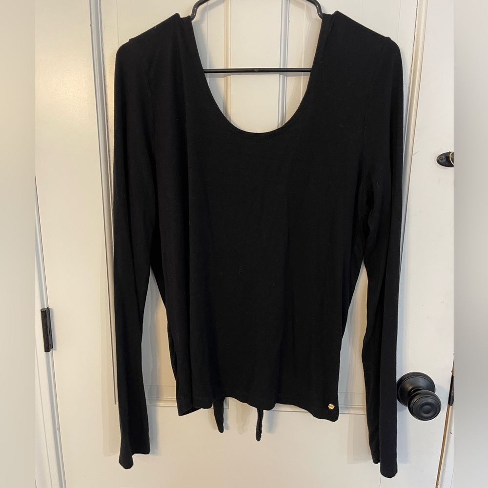 Fabletics Tie Up Backless Long Sleeve